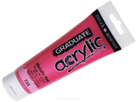 GRADUATE ACRYLIC 120 ML 720 METALLIC RED