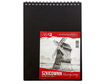 SZKICOWNIK A4 98G/M 80 KARTEK SPIRALA