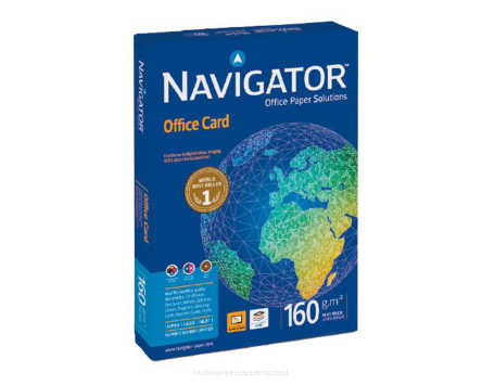 PAPIER PREMIUM NAVIGATOR OFFICE CARD A3 160G BIAŁY