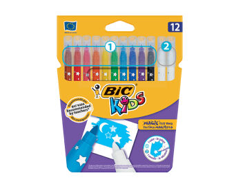 FLAMASTRY BIC KID COLOUR ERASE 10+2 