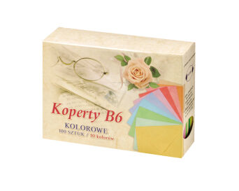 KOPERTY KOLOROWE B6 A'100 KB6 MIX KOLORÓW
