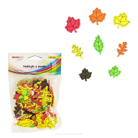 NAKLEJKI Z PIANKI PVC21 LIŚCIE