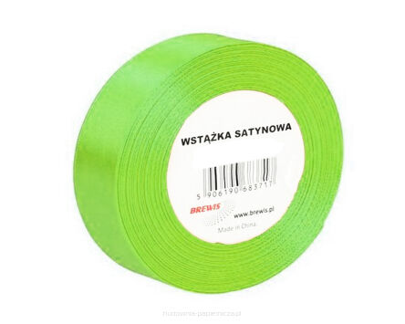 WSTĄŻKA SATYNOWA 38MM/32 KOLOR 52 J.ZIELONY
