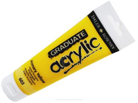 GRADUATE ACRYLIC 120 ML 603 PRIMARY YELLOW