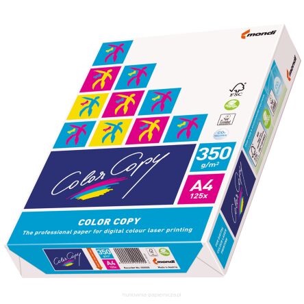 PAPIER LASER COLOR COPY 350G / MM2 A4 BIAŁY A'125