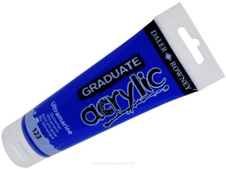 GRADUATE ACRYLIC 120 ML 123 ULTRA BLUE