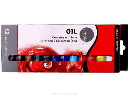 FARBY OLEJNE SIMPLY  KPL 12X12ML
