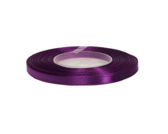 WSTĄŻKA SATYNOWA 6MM/32 KOLOR 34 FIOLET