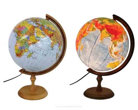 GLOBUS SZKOLNY 320 MM PODŚWIETLANY ZACHEM 0324