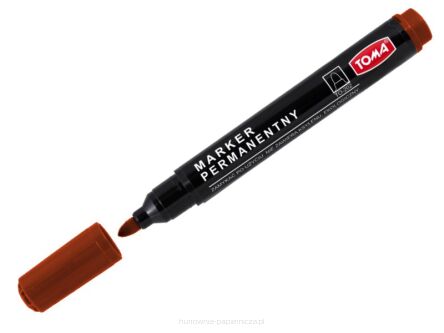 MARKER PERMANENTNY OKRĄGŁY TO-202 BRĄZOWY TOMA