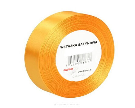 WSTĄŻKA SATYNOWA 38MM/32 KOLOR 16 ŻÓŁTA
