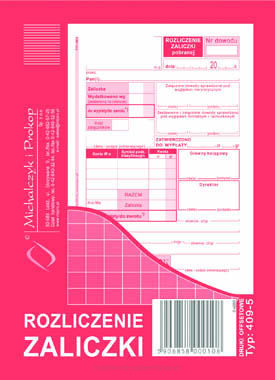 RZ ROZLICZENIE ZALICZKI 409-5 A6