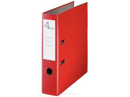 SEGREGATOR NEUTRAL 4WORK A4 7,5 CM CZERWONY 075/01