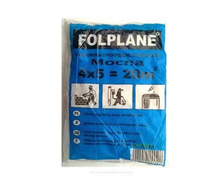 FOLIA MALARSKA GRUBA LDPE 4X5M