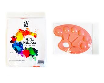 PALETKA MALARSKA  17X23 CM PLASTIKOWA MIX KIN