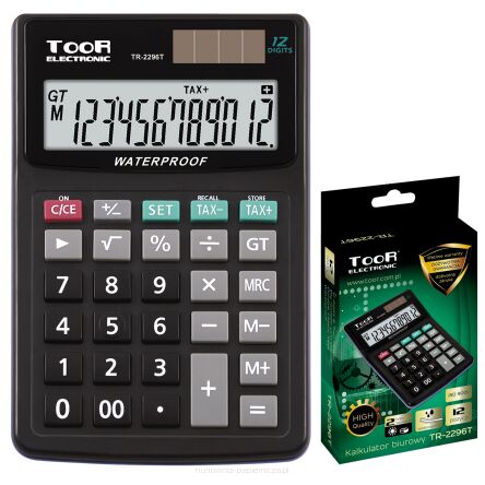 KALKULATOR TR-2296T 12 POZYCJI
