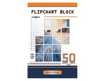 BLOK DO FLIPCHARTA A'50 GŁADKI INTERDRUK 640X1000