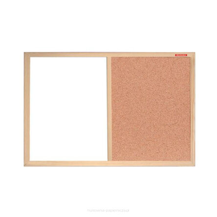 TABLICA DUO 60X40 KORKOWA I SUCHOŚCIERALNA AMEX