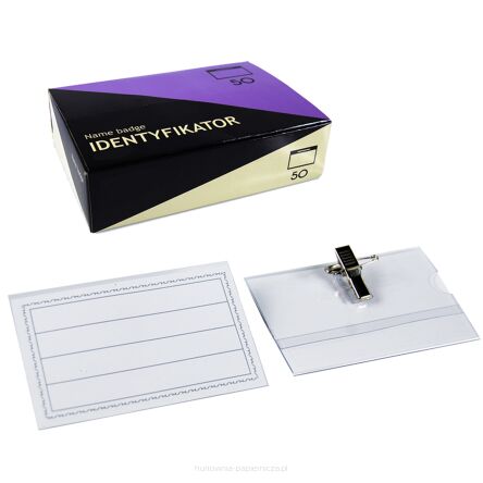 IDENTYFIKATOR A'50 SZTUK FORMAT 90x55 MM GRAND