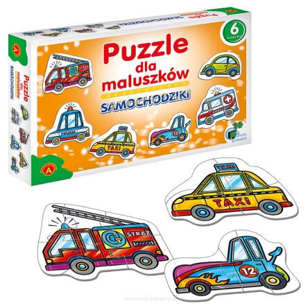 PUZZLE DLA MALUSZKÓW SAMOCHODZIKI ALEXANDER