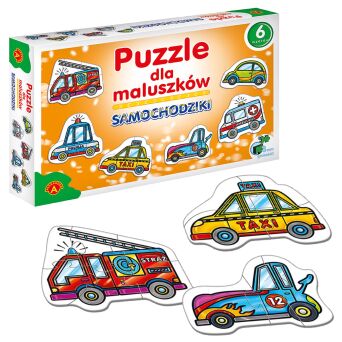PUZZLE DLA MALUSZKÓW SAMOCHODZIKI ALEXANDER