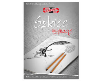BLOK INSPIRACJE 1  SZKICE A4 20 KARTEK 110G