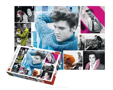 PUZZLE 1000 ELVIS PRESLEY WIECZNIE MŁODY TREFL