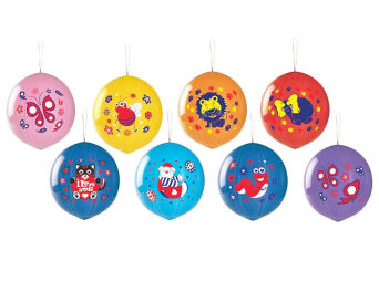 BALON PASTEL PIŁKA Z NADRUKIEM  LUX  /50 SZT GODAN