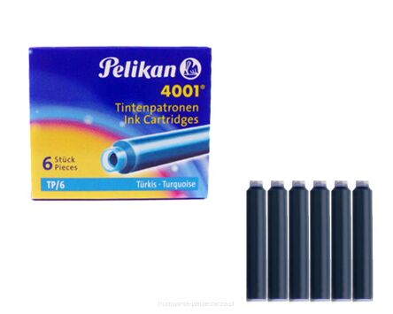 NABOJE PELIKAN TP/6 TURKUSOWE
