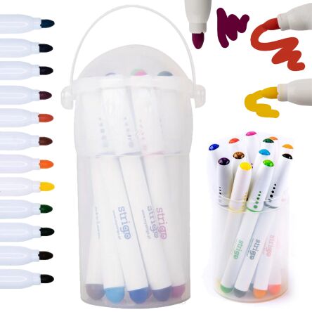 FLAMASTRY WIADERKO 12 SZT. SSC039 STRIGO