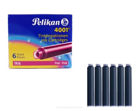 NABOJE PELIKAN TP/6 RÓŻOWE