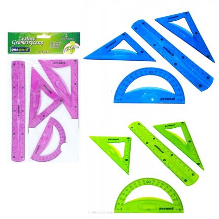 KOMPLET GEOMETRYCZNY 8815 FLEXI 4 ELEM. 20CM 4741