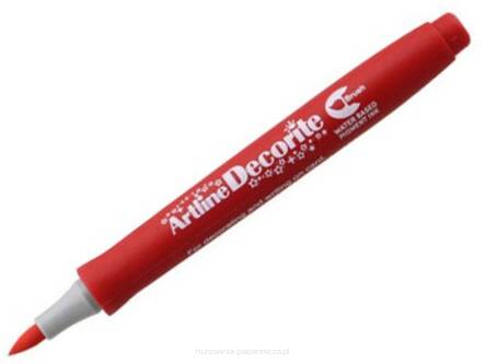 MARKER ARTLINE DECORITE BRUSH 1MM CZERWONY