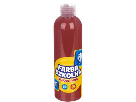 FARBA SZKOLNA ASTRA 500ML BRĄZOWA 