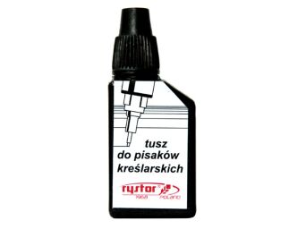 TUSZ KREŚLARSKI CZARNY 20ML RYSTOR