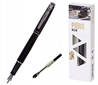 PIÓRO WIECZNE STALOWE ZENITH 60 CZARNE 