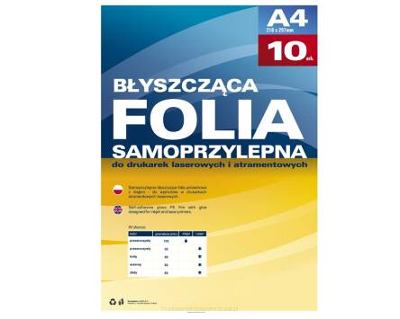 FOLIA SAMOPRZYLEPNA DO DRUKAREK ATRAMENTOWYCH