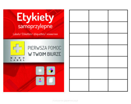 ETYKIETA A4 70X42,3 A'100 EYA-1A-A05ML