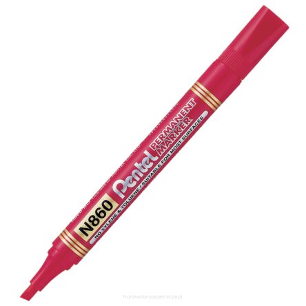 MARKER PENTEL PERMANENTNY N860 CZERWONY