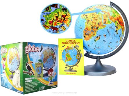 GLOBUS SZKOLNY 220 ZOOLOGICZNY ZACHEM KARTON 2243