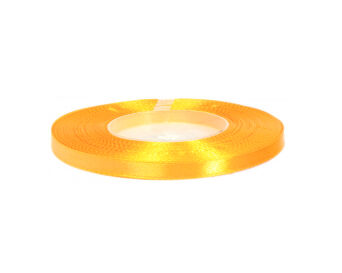 WSTĄŻKA SATYNOWA 6MM/32 KOLOR 16 ŻÓŁTA