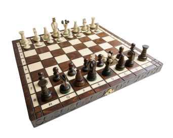 SZACHY DREWNIANE KRÓLEWSKIE DUŻE NR 111