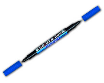 MARKER PICCOLO DUO CD/DVD NIEBIESKIE M830  GRANIT