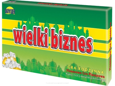 WIELKI BIZNES GRA EDUKACYJNA 6061 DROMADER