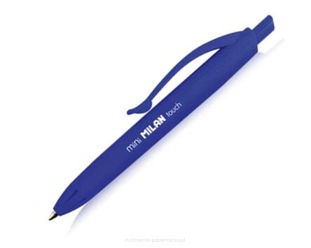 DŁUGOPIS MINI RUBBER TOUCH NIEBIESKI MILAN