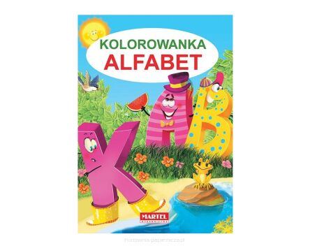 KOLOROWANKA ALFABET MARTEL