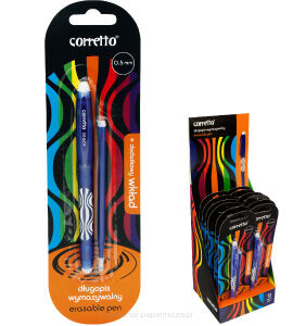 DŁUGOPIS WYMAZYWALNY CORRETTO GR-1609 NIEB+WKŁ BL