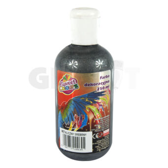 FARBY DEKORACYJNE METALICZNE 250 ML SREBRNA