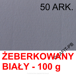 KARTON WIZYTÓWKOWY ŻEBERKOWANY 100G/M2 A'50