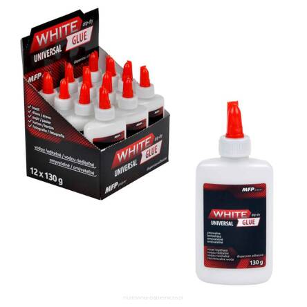 KLEJ UNIWERSALNY WODNY WHITE GLUE 130G MFP